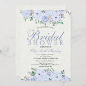 水彩エレガントフローラブライダルシャワー招待 招待状 (正面/裏面)