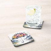 水彩エレガントフローラ コースター (右側)