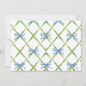 水彩エレガントブルーチノワジー ワンフォト シーズンカード (裏面)