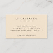 水彩エレガント乾燥ボホシャンパン 名刺 (裏面)