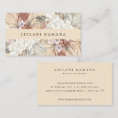 水彩エレガント乾燥ボホシャンパン 名刺 (正面/裏面)