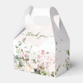 水彩エレガント赤面ピンクガムユーカリ フェイバーボックス (裏面サイド)