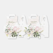 水彩エレガント赤面ピンクガムユーカリ フェイバーボックス (折り畳みなし)