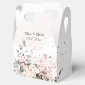 水彩エレガント赤面ピンクガムユーカリ フェイバーボックス (オープン)