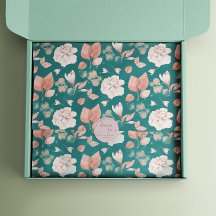 水彩エレガント赤面ピンク花柄