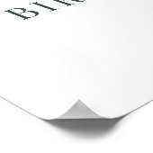 水彩エレファントサファリバースデーパーティーへようこそ ポスター (角)