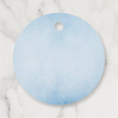 水彩エレファントサンキューメッセージカード フェイバータグ (裏面)