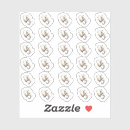 水彩エレファントヘッドミニシール シール