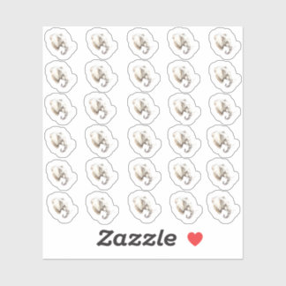 水彩エレファントヘッドミニシール シール