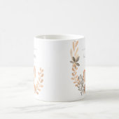 水彩エレファントボホサファリパーティーのお願い コーヒーマグカップ (中央)