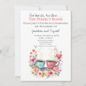 水彩エンゲージメント発表 招待状 (正面)