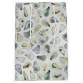 水彩オイスターシェルギフトラップ ミディアムペーパーバッグ (裏面)