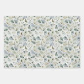 水彩オイスターシェルギフトラップ ラッピングペーパーシート (正面2)