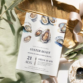 水彩オイスターローストパーティー 招待状