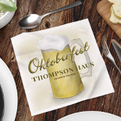 水彩オクトーバーフェストビカスタムール スタンダードカクテルナプキン