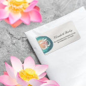 水彩オムシンボルヨガ仲介インストラクター ラベル