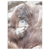 水彩オラン2 クリップボード (裏面)