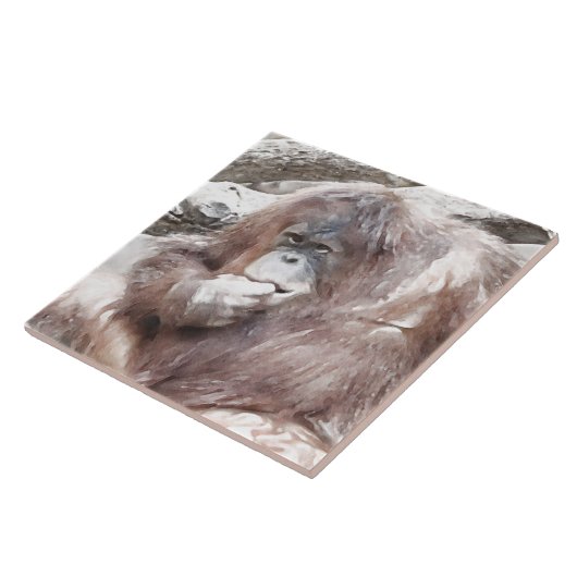 水彩オラン2 タイル (側面)