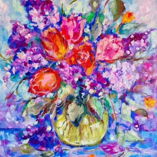 水彩オリジナルサンキュービジネスカード スキニー名刺