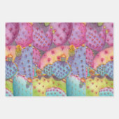 水彩オリジナルワンオブアkindミランダデザイン ラッピングペーパーシート (正面2)