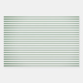 水彩オリーブグリーンギフト包装紙 ラッピングペーパーシート (正面2)