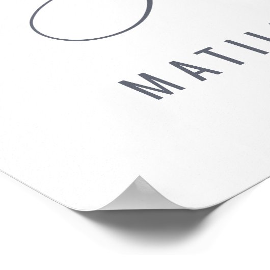 水彩オリーブ結婚のカードとギフトの予算 ポスター (角)