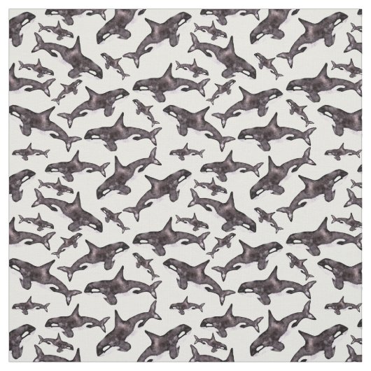 水彩オルカ ファブリック (見本)