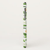 水彩オレンジと葉のパターン Case-Mate iPhoneケース (裏面/左)