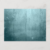 水彩オレンジの先端がついた多肉植物のターコイズブルーの受付 エンクロージャーカード (裏面)