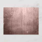 水彩オレンジの先端がついた多肉植物のペコペコとした桃色の受付 エンクロージャーカード (裏面)