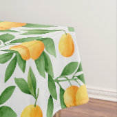 水彩オレンジまたはミカンのパターン テーブルクロス (インサイチュ)