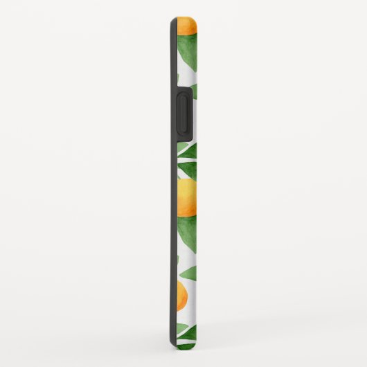 水彩オレンジまたはミカンのパターン Case-Mate iPhoneケース (裏面/右)