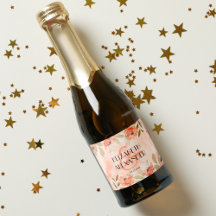 水彩オレンジフローラ結婚ズミニ