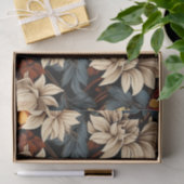 水彩オレンジブラウン紅葉誕生日 薄葉紙 (ギフト)