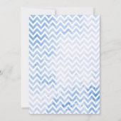 水彩オレンジ色のトラクター ベビーシャワー 招待状 (裏面)