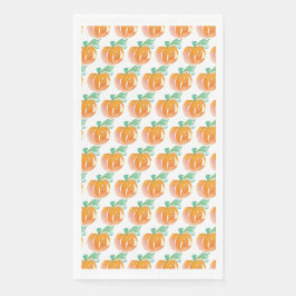 水彩オレンジ色のハロウィン かぼちゃの群れのペイントパターン