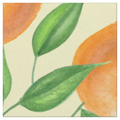 水彩オレンジ ファブリック (クローズアップ)