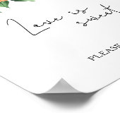 水彩オレンジ - 愛は甘い、おやつを取って ポスター (角)