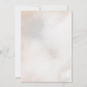 水彩オンクラウド9誕生日 招待状 (裏面)