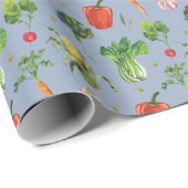 水彩オーガニック野菜 ラッピングペーパー (ロールコーナー)