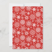 水彩オーナメントクリスマスホリデーパーティー 招待状 (裏面)