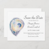 水彩オysterの出欠確認 セーブザデート (正面/裏面)