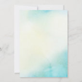 水彩カエル誕生日招待状 招待状 (裏面)