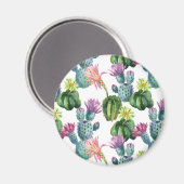 水彩カクティアートパターン マグネット (正面/裏面)