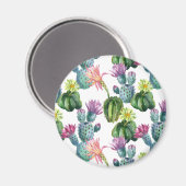 水彩カクティアートパターン マグネット (正面/裏面)