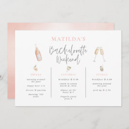 水彩カクテルバチェロレッテ週末3日