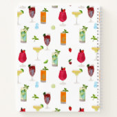 水彩カクテルパーティードリンクレシピ ノートブック (裏面)