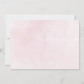 水彩カクテルパーティーブライダルシャワー写真 招待状 (裏面)