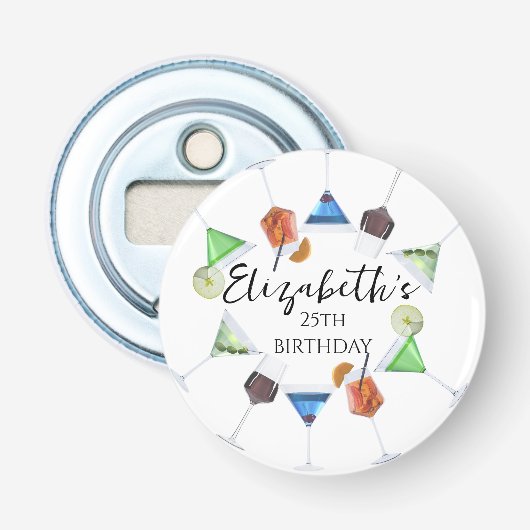 水彩カクテルパーティー 栓抜き (正面)