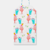 水彩カクテルマルガリータパターンありがとうござる ギフトタグ (裏面)